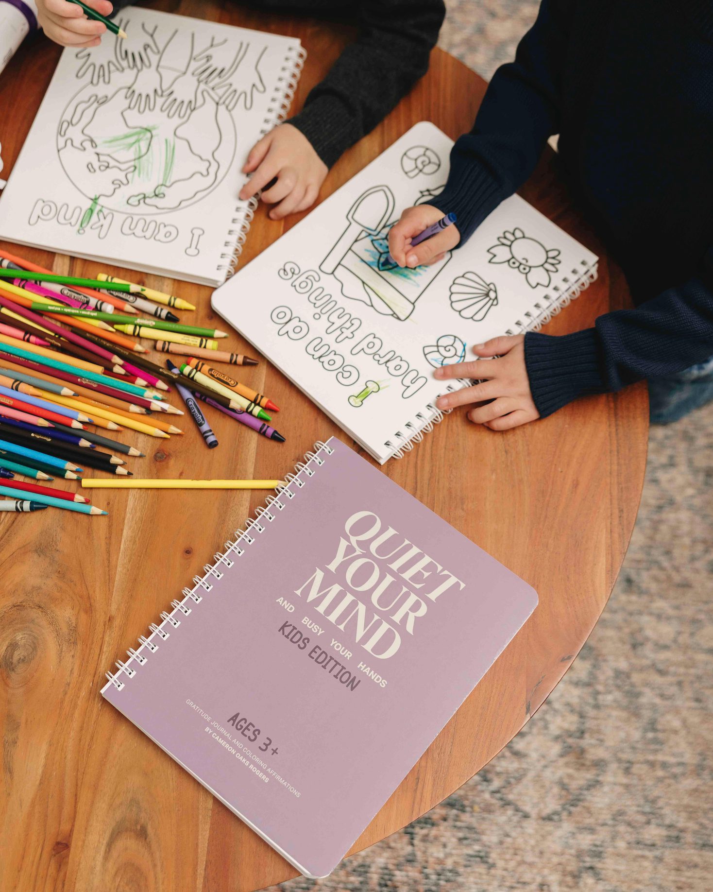 Kids Gratitude Journal and Coloring Affirmations